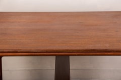 Danish Teak Elevator Table with Height Adjustment from Kai Kristiansen, 1960s