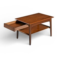 Svend Madsen für Karl Lindegaard, dänisches Teakholz-Beistelltisch-Set