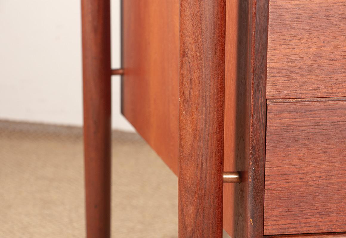 Danish teak executive desk by Gunnar Nielsen Tibergaard 1960. For Sale 14