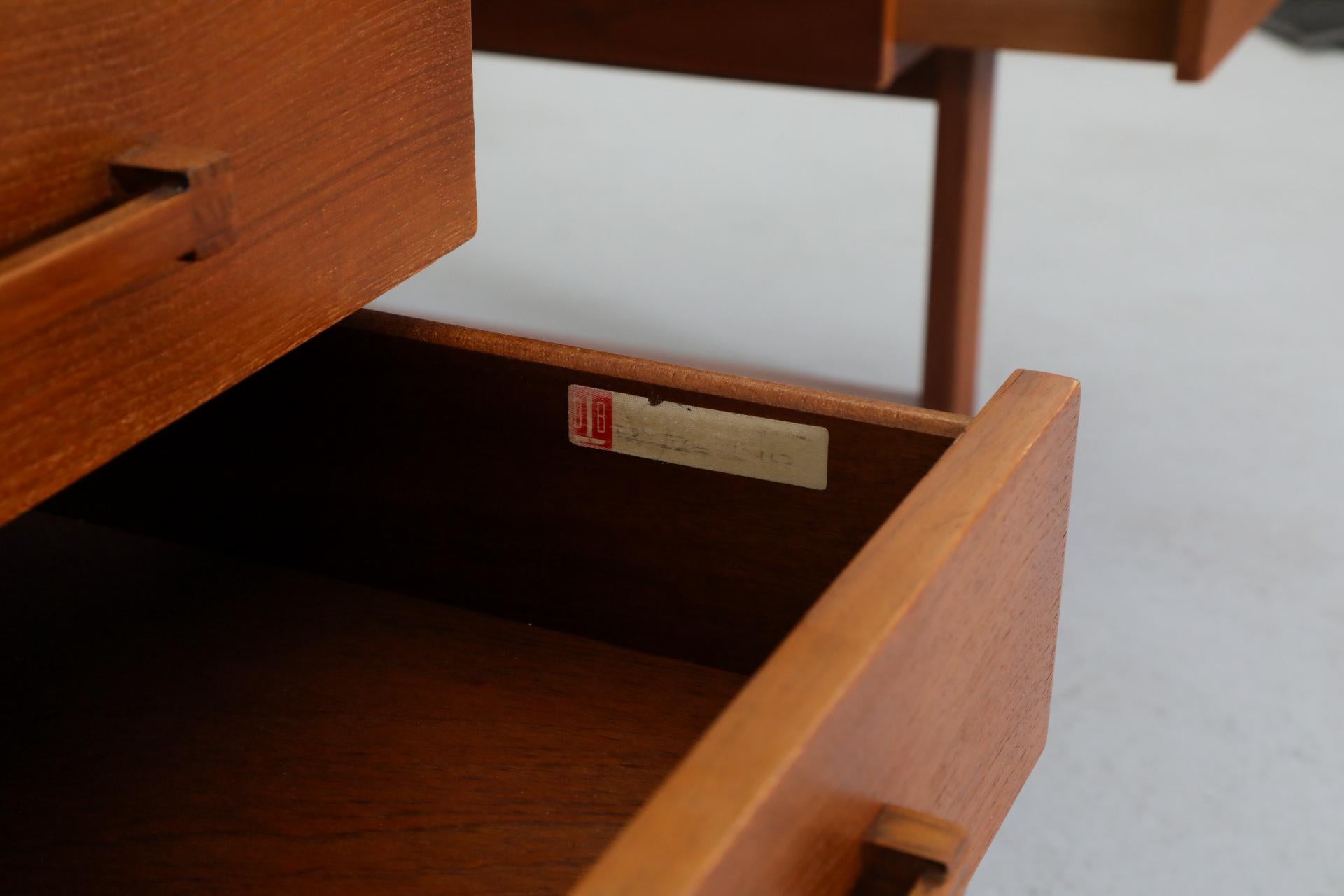 Danish Teak Executive Desk by Henning Jensen & Torben Valeur for Dyrlund 12
