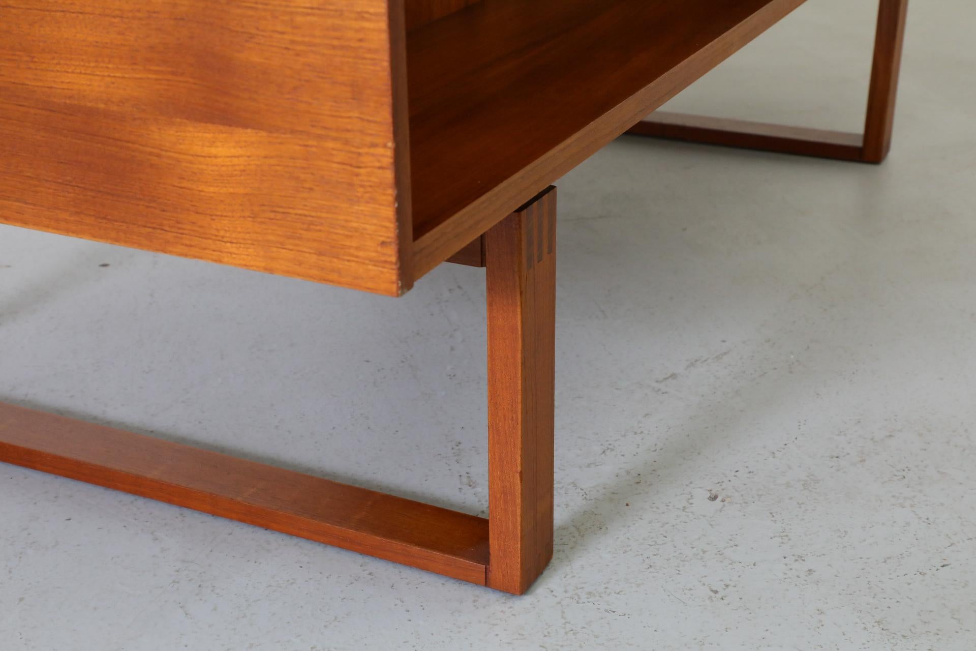 Danish Teak Executive Desk by Henning Jensen & Torben Valeur for Dyrlund 15