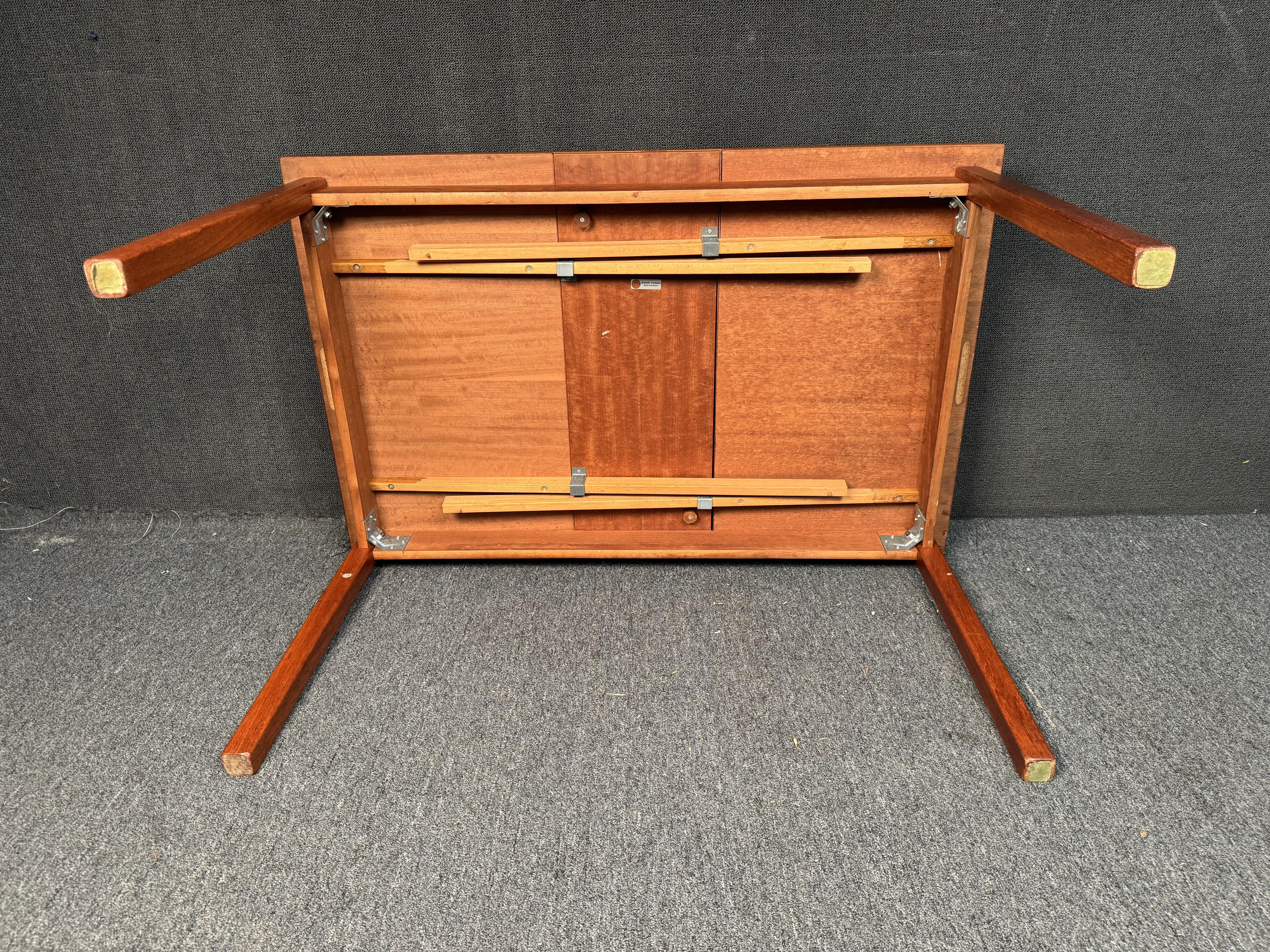 Dänischer Expansion-Esstisch aus Teakholz von BRDR Furbo im Angebot 10