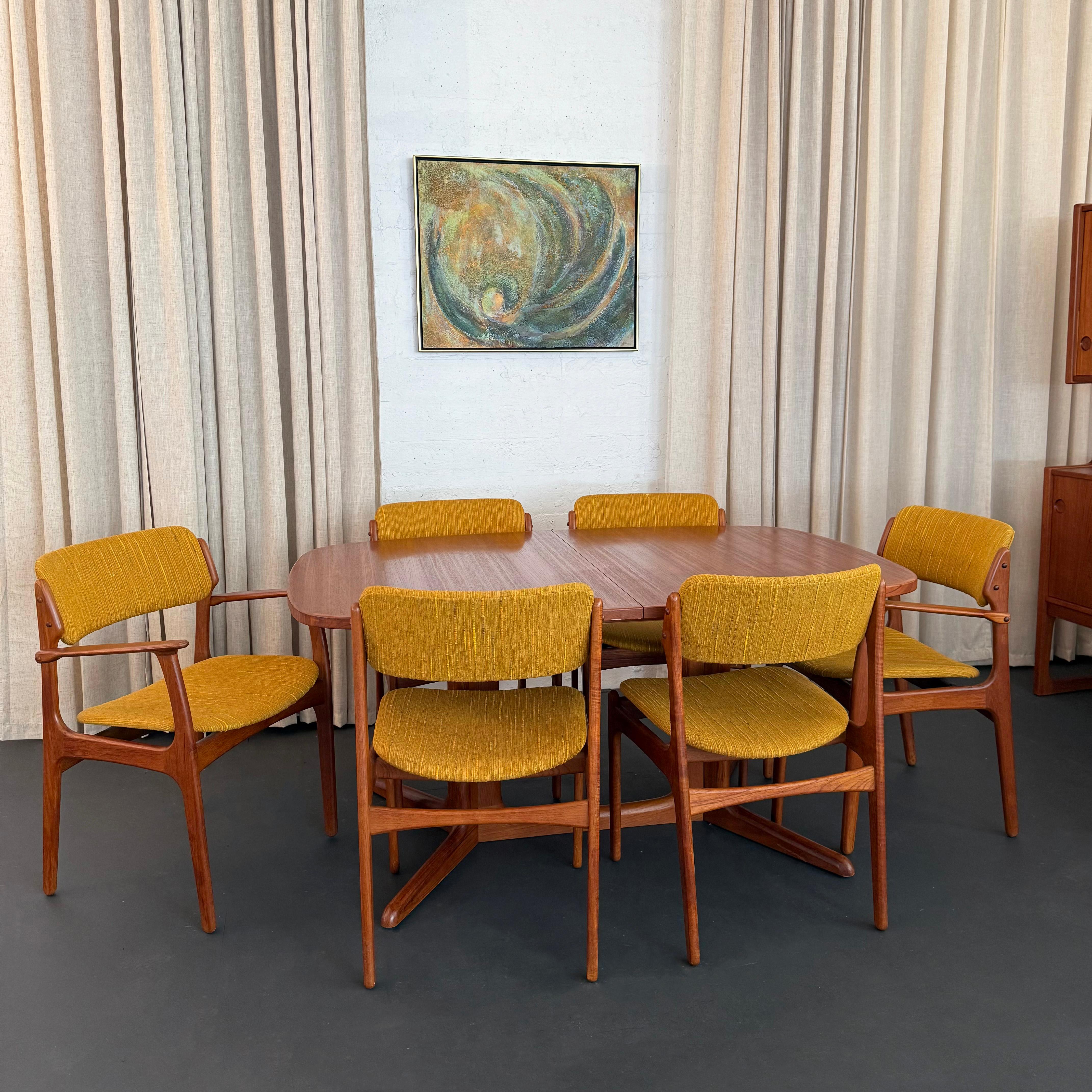 Danish Teak Extending Dining Table By Gudme Attributed To Niels Otto Møller For Sale 6