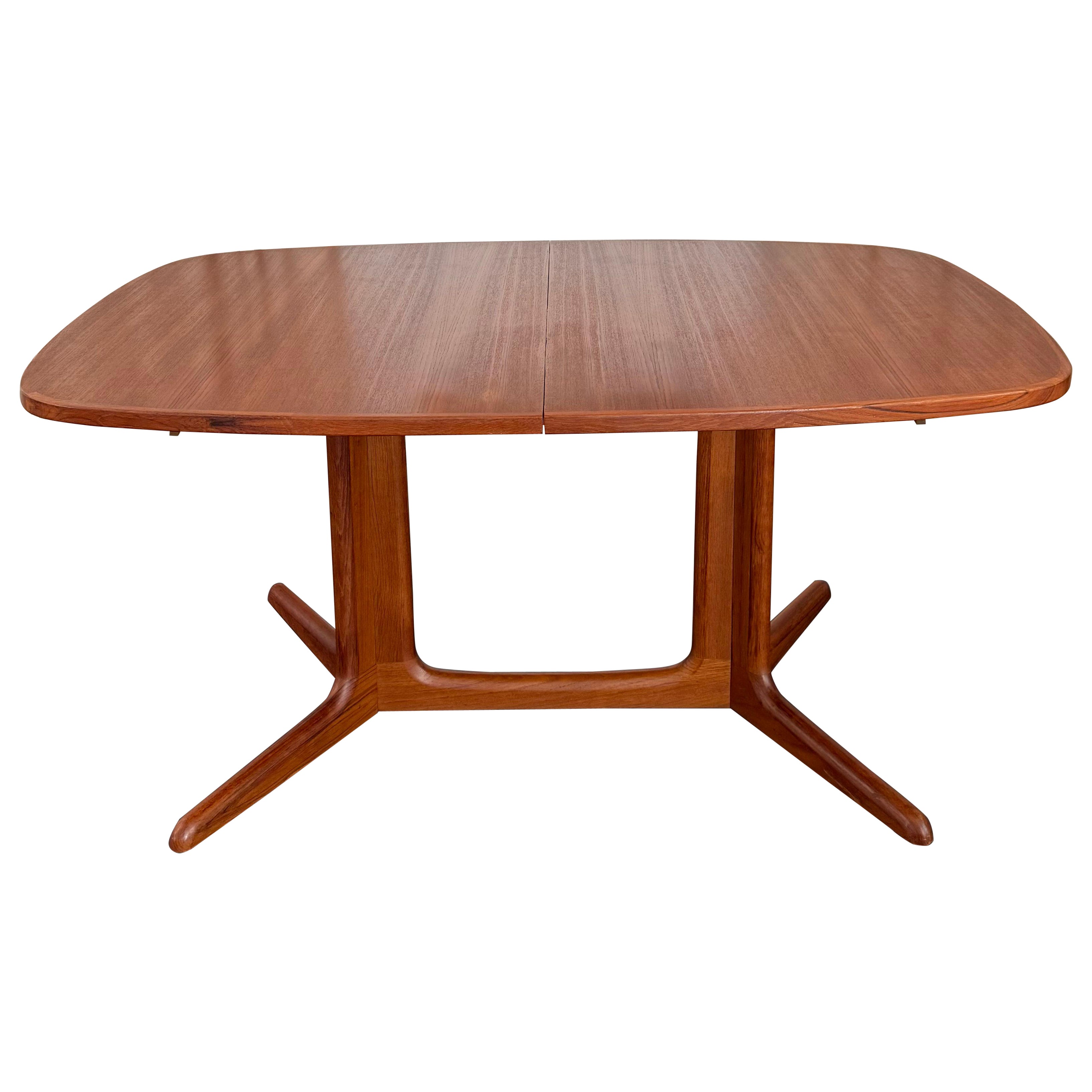 Danish Teak Extending Dining Table By Gudme Attributed To Niels Otto Møller For Sale
