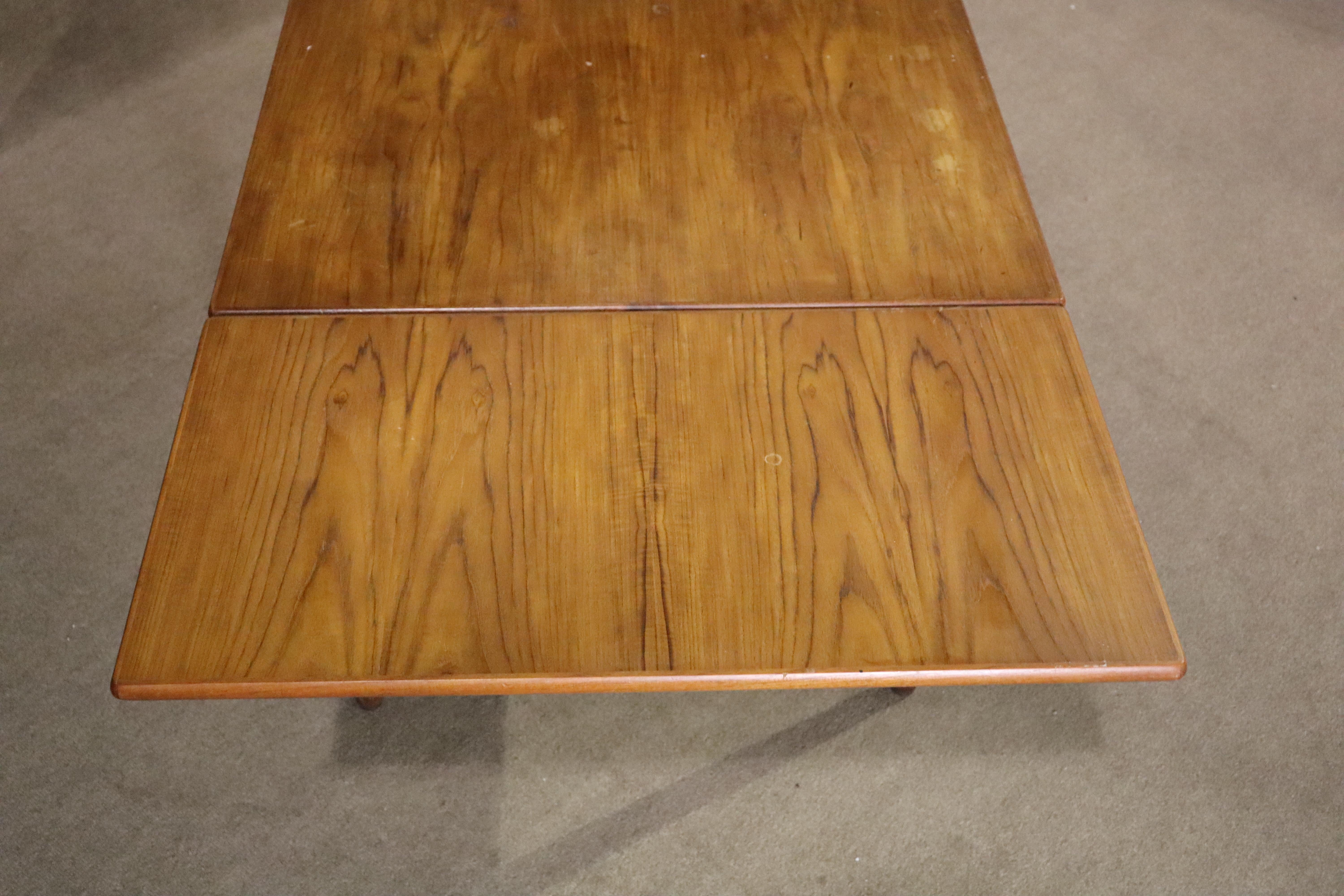 20th Century Danish Teak Extending Table For Sale