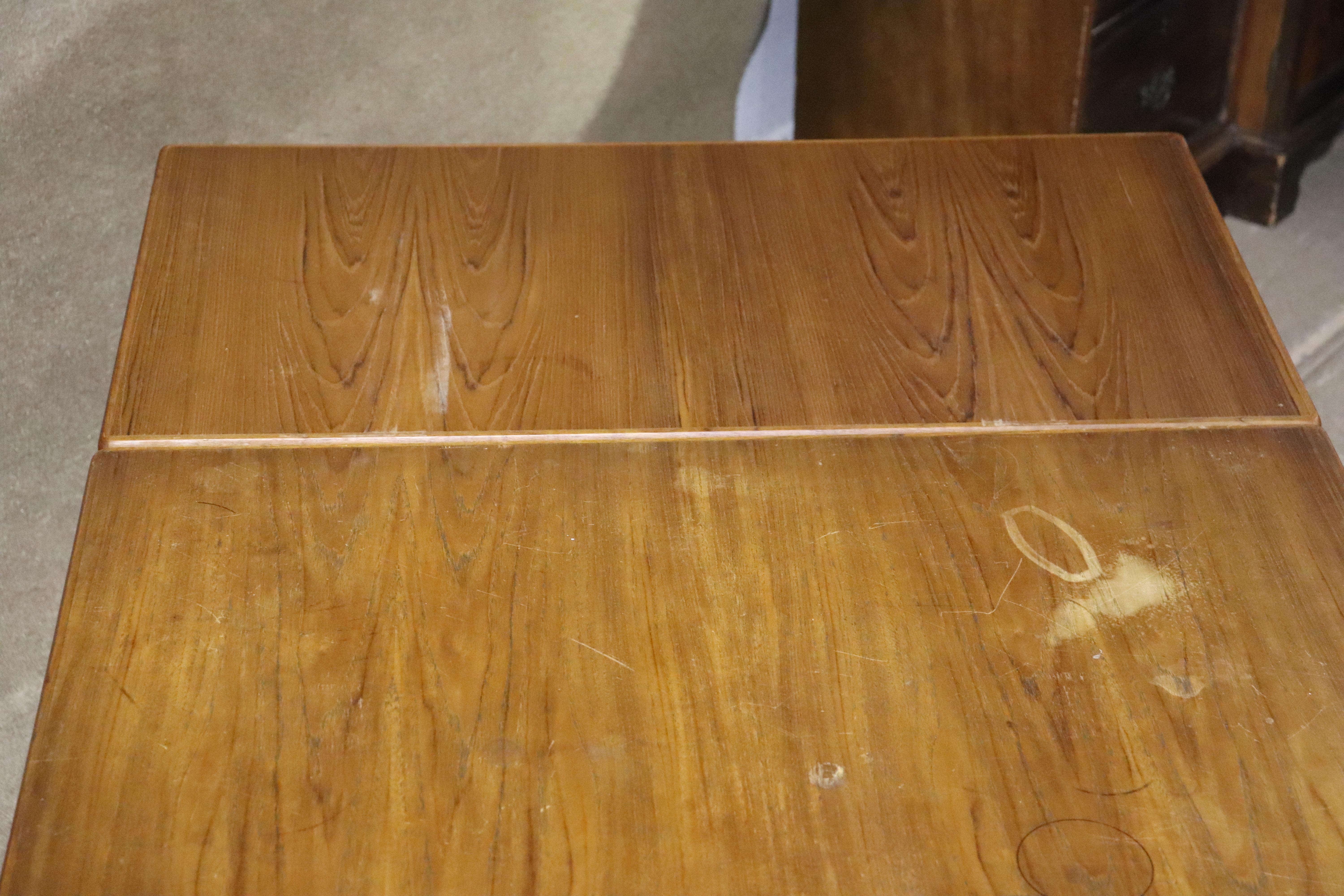 Danish Teak Extending Table For Sale 1