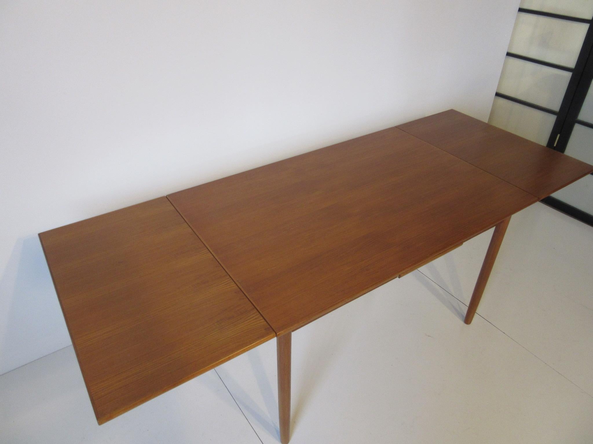 Danish Teak Extension Dining Table by L & F Mobler 1