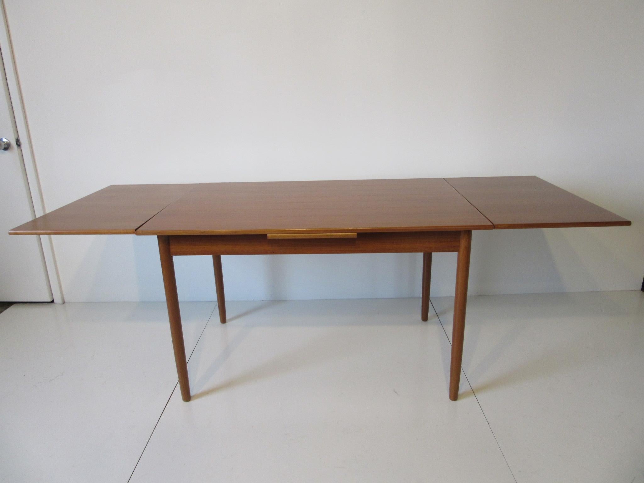 Danish Teak Extension Dining Table by L & F Mobler 3