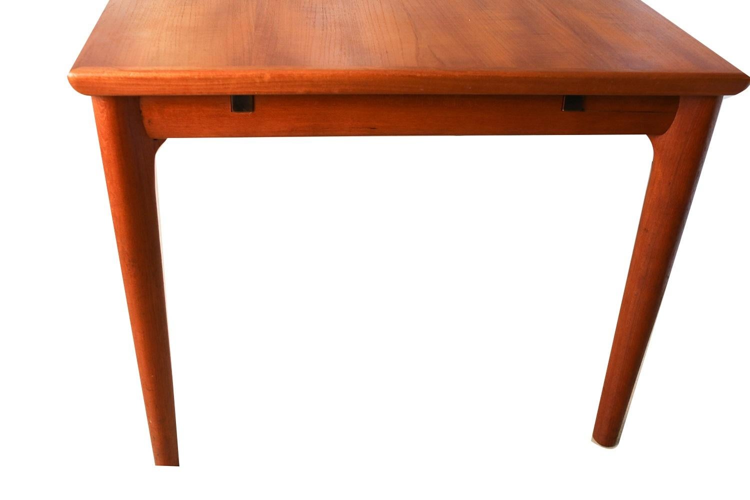 Mid-20th Century Danish Teak Extra Large Extendable Dining Table For Sale