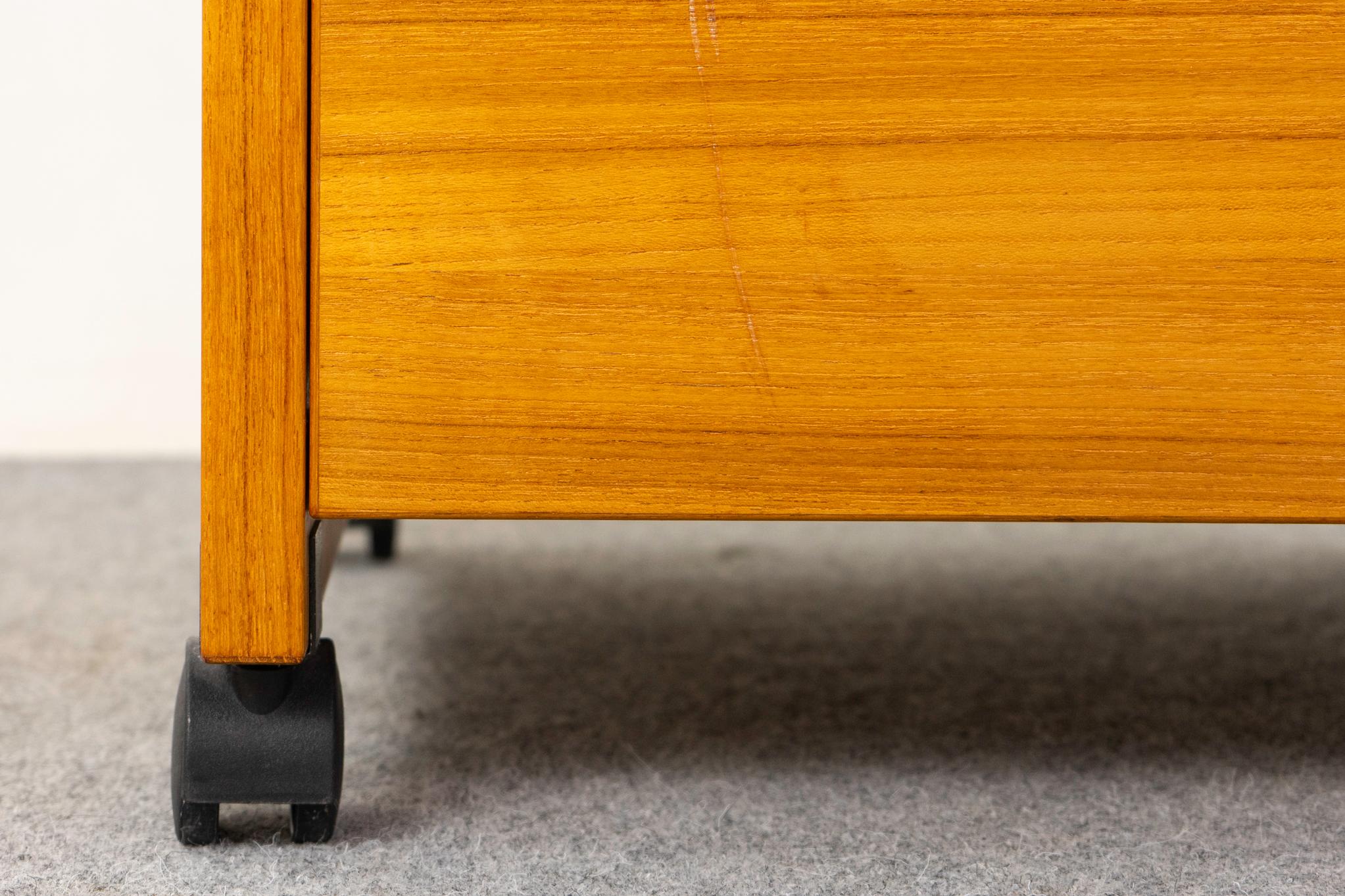 Mid-20th Century Danish Teak File Cabinet