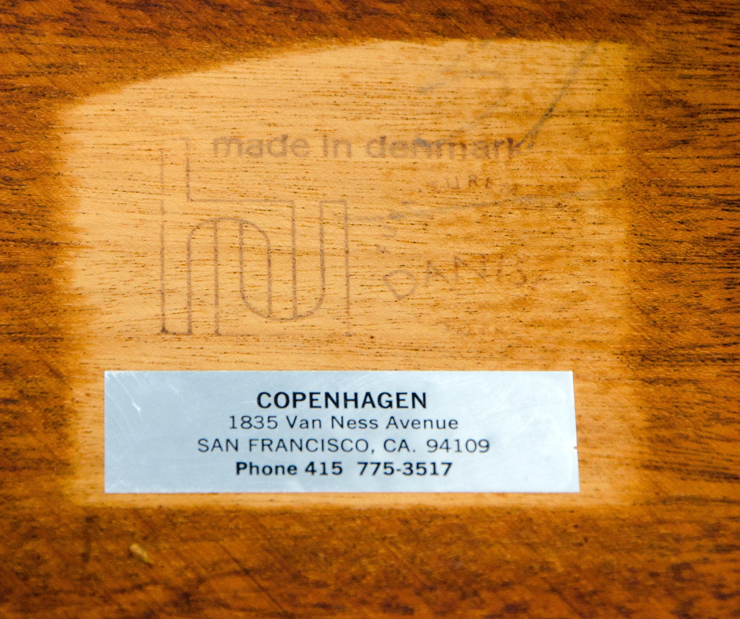 Danish Teak Flip-Top Card, Game, or Breakfast Table by Hundevad 8