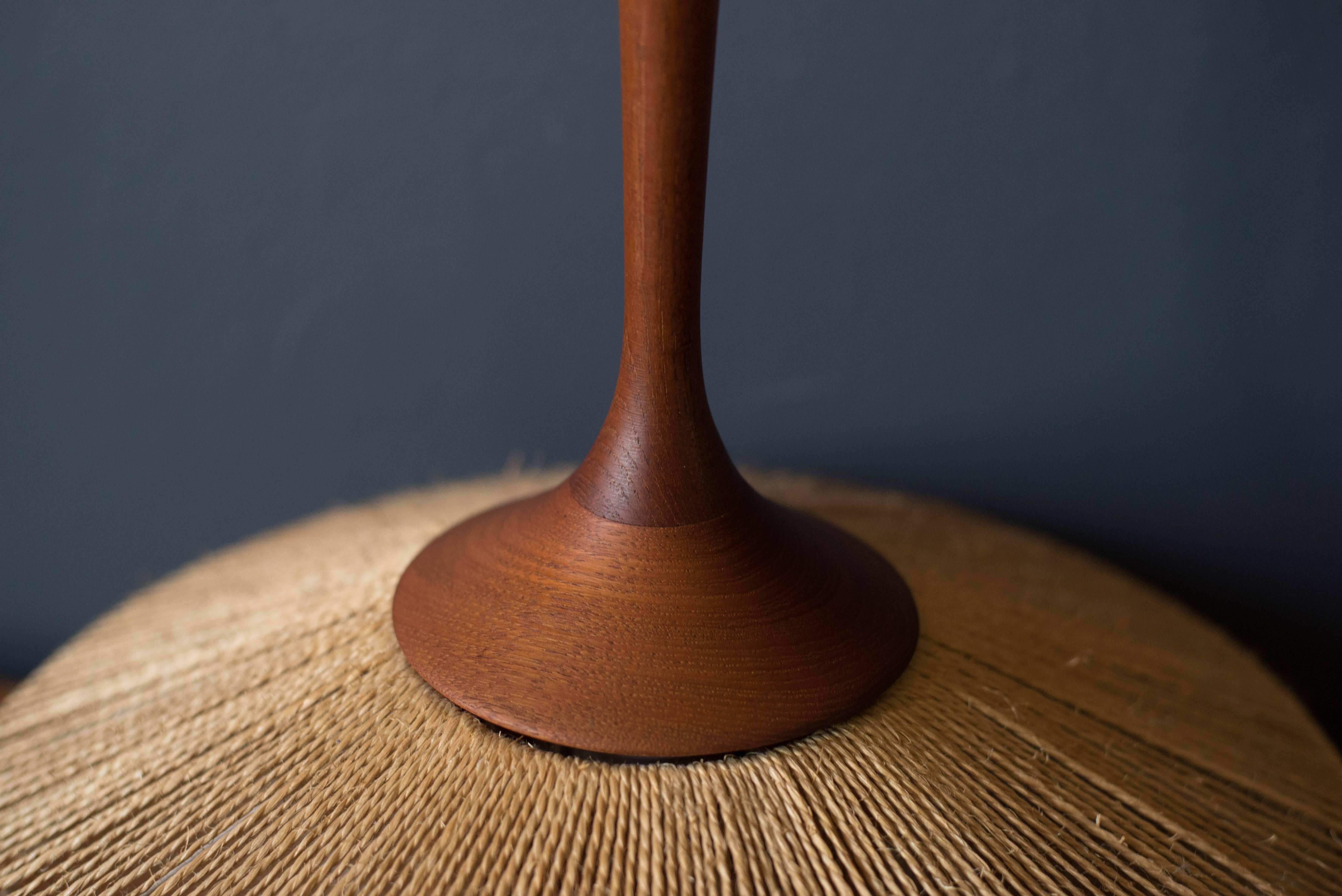 Mid-20th Century Danish Teak Fog & Morup Pendant Lamp