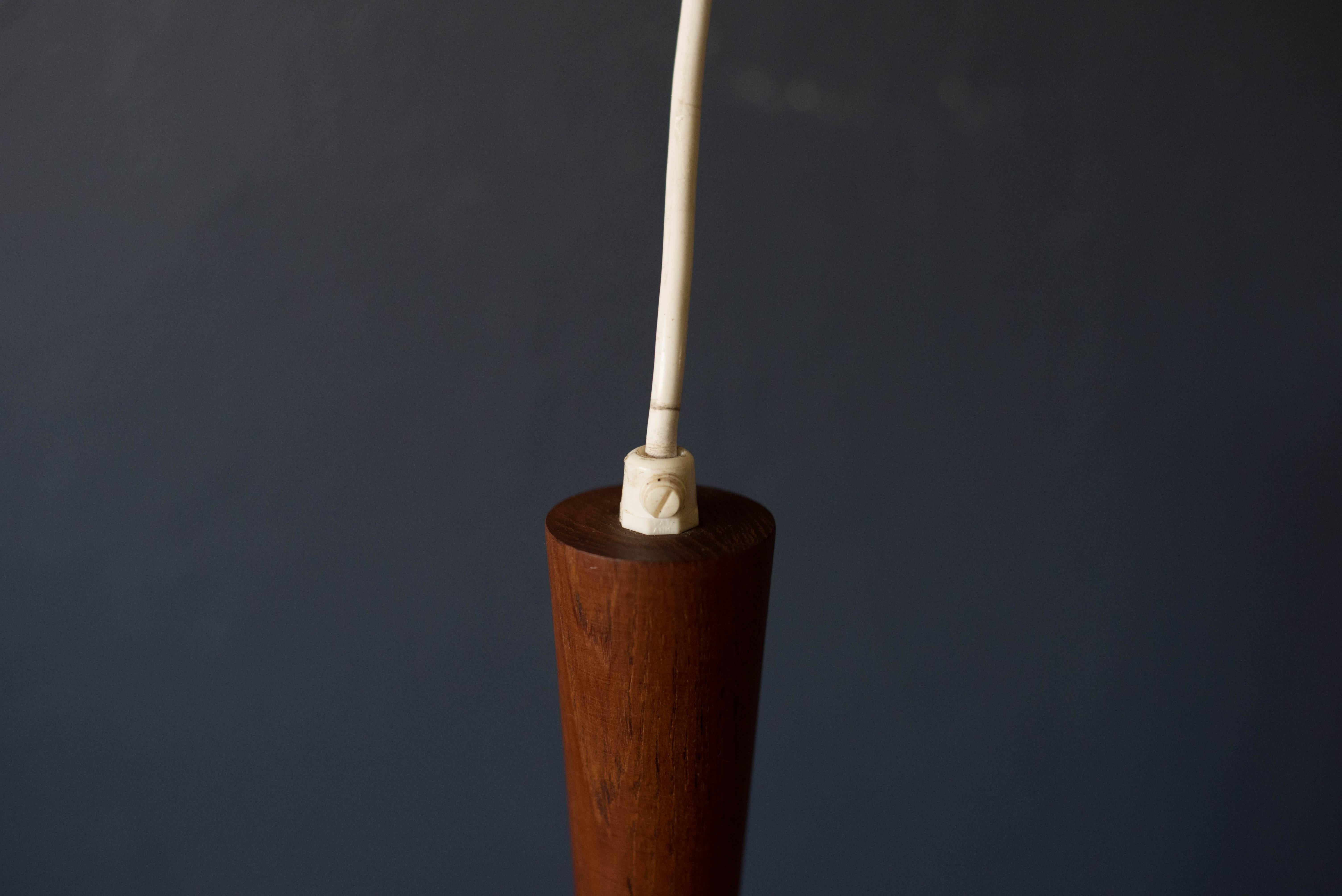 Jute Danish Teak Fog & Morup Pendant Lamp