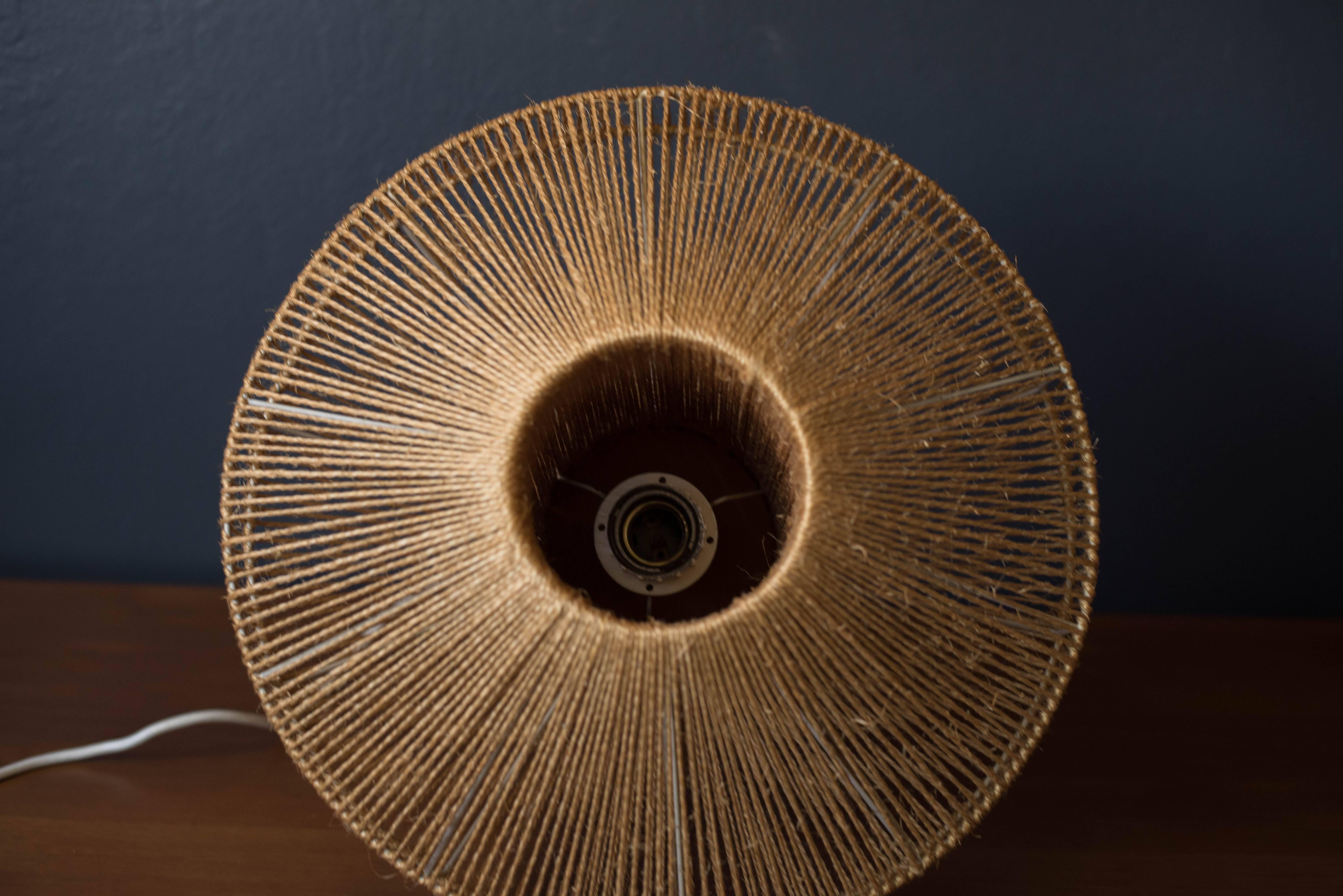 Danish Teak Fog & Morup Pendant Lamp 1