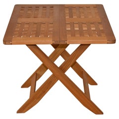 Retro Danish Teak Folding Table by Skagerak