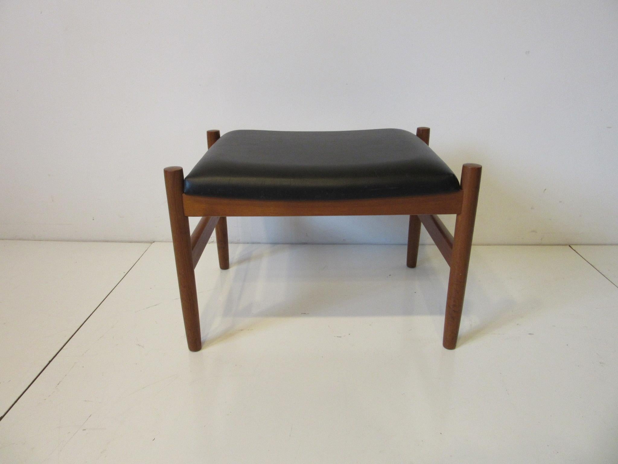 20th Century Danish Teak Foot Stool by Hugo Frandsen for Spottrup
