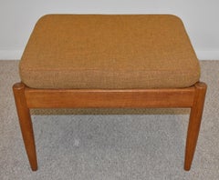 Danish Teak Foot Stool by Povl Dinesen