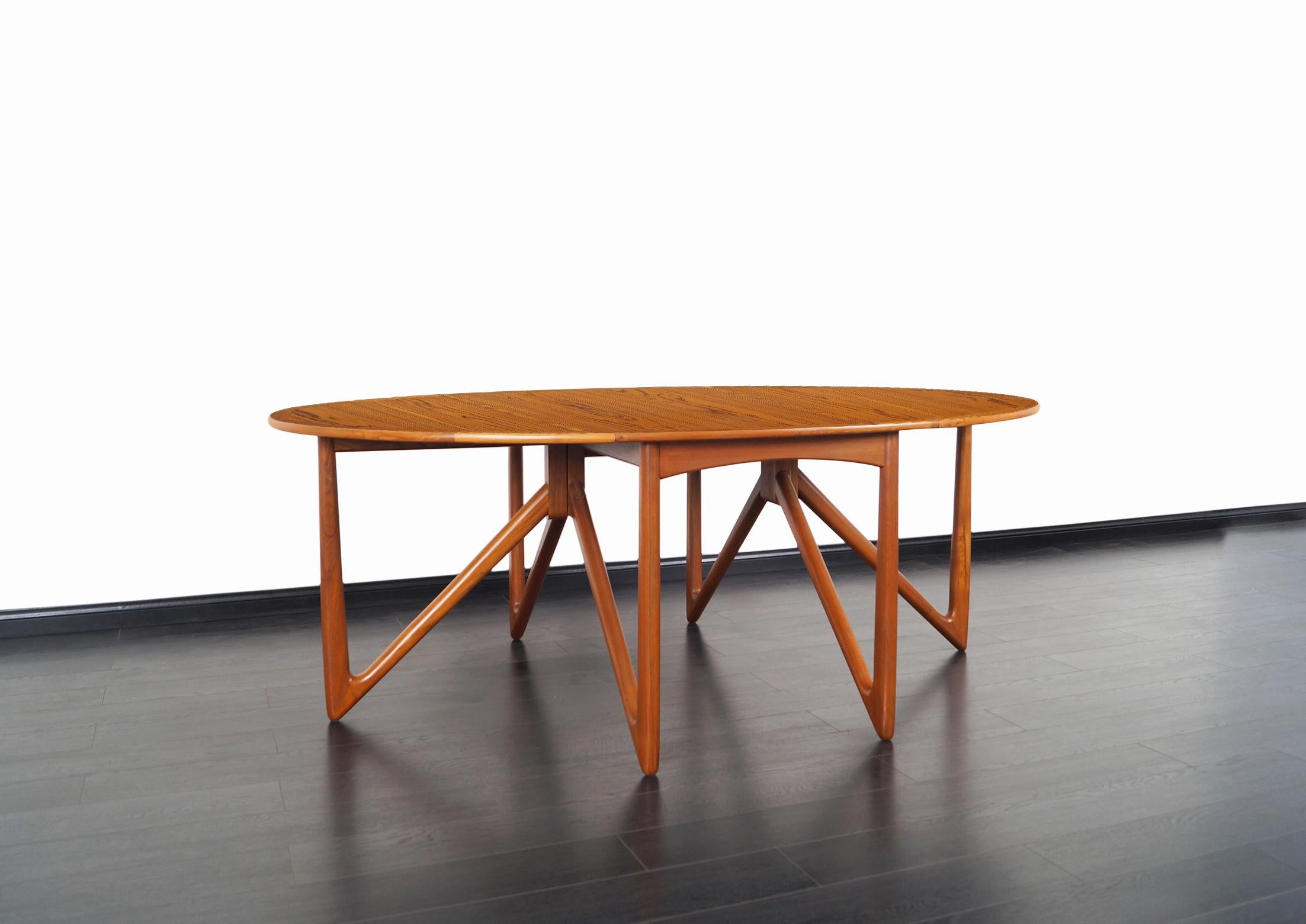 teak gateleg table