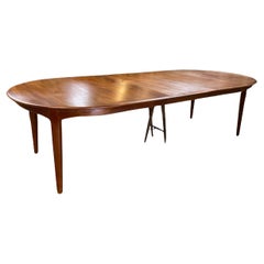 Danish Teak Henning Kjærnulf Extension Dining Table Model 62 for Sorø Stole