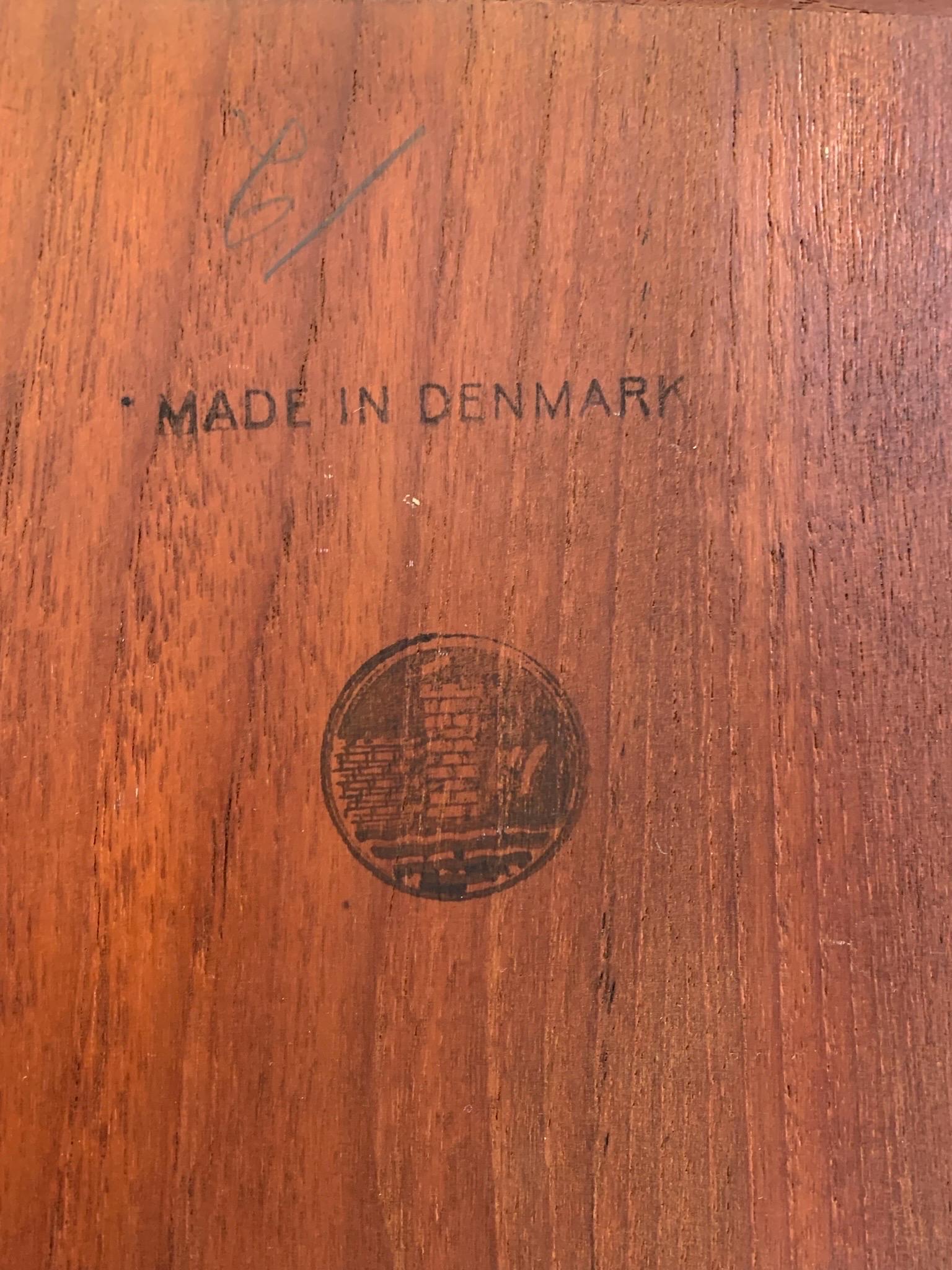 Danish Teak Highboard Buffet by Hvidt & Mølgaard 60s For Sale 6