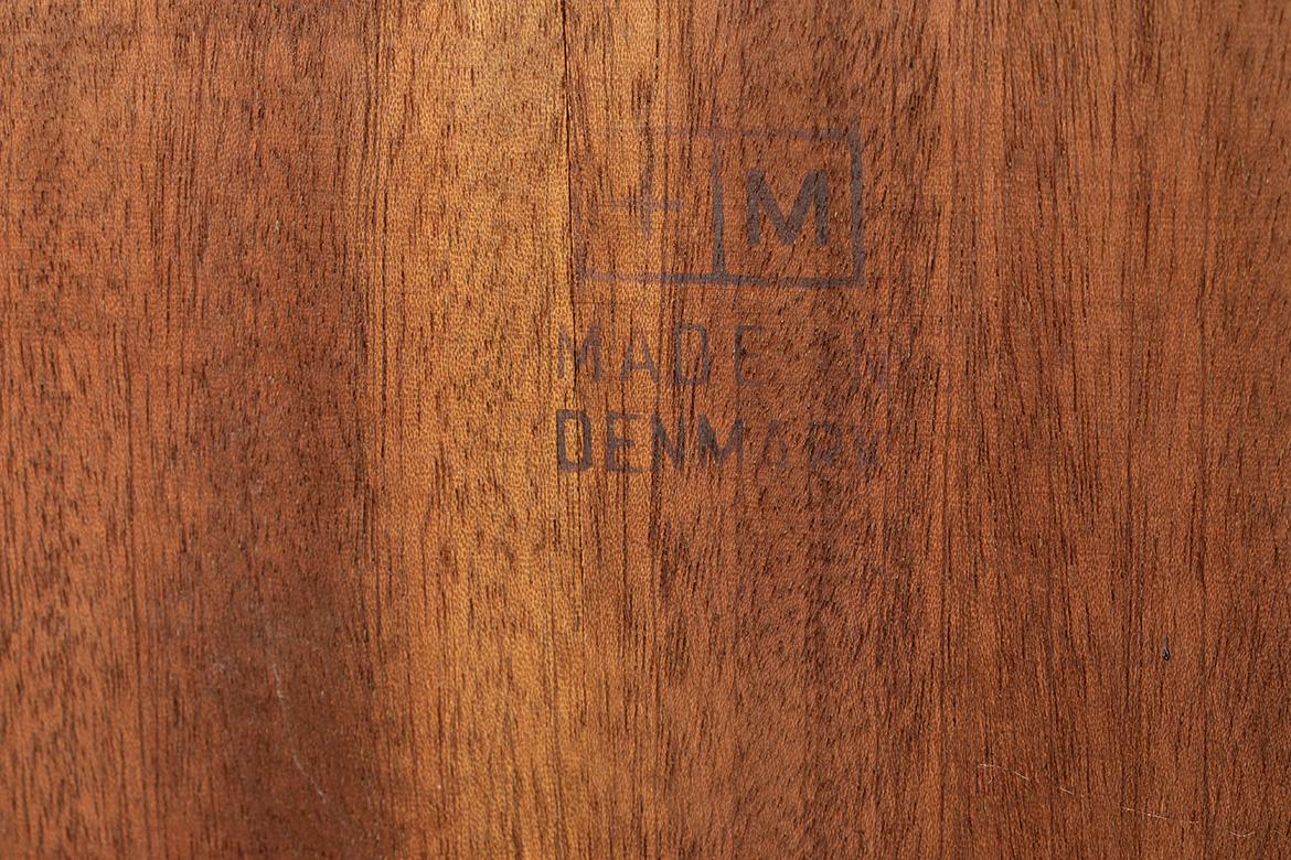 Dänisches Highboard aus Teakholz von Ærthoj Jensen und Mølholm Herning 1960er Jahre. im Angebot 15
