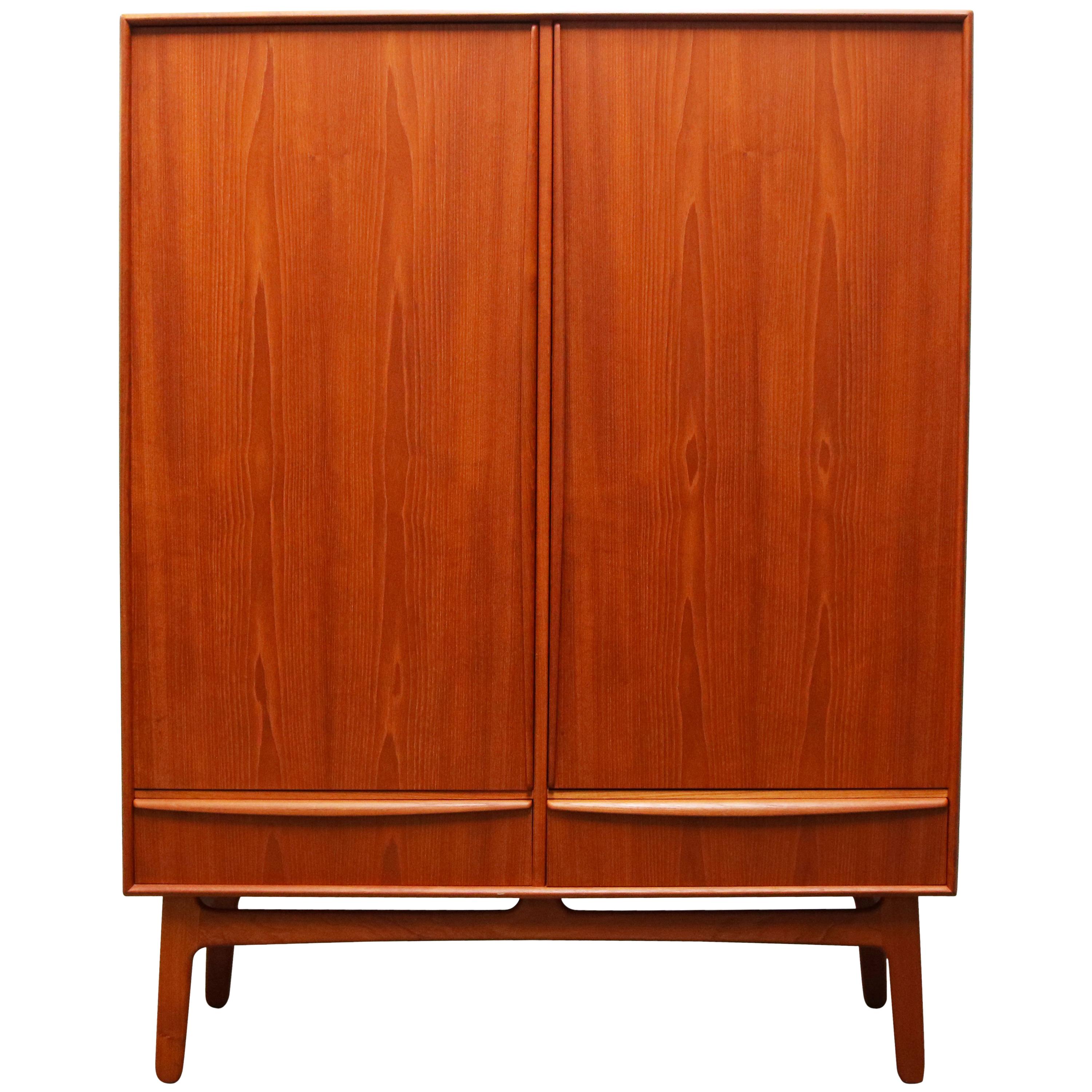 Danish Teak Highboard / Cabinet by Svend Aage Madsen for K. Knudsen & Son 1950s