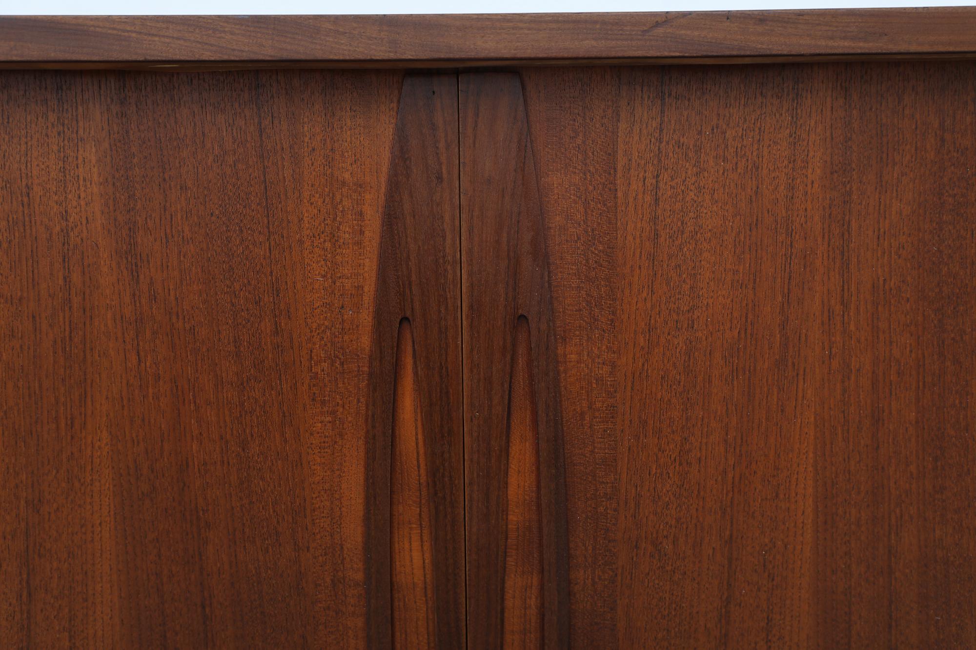 Danish Teak Highboard with Rosewood Accents 12