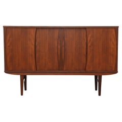 Danish Teak Highboard with Rosewood Accents