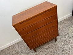 Danish Teak Highboy Dresser by Nils Jonsson