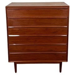 Danish teak Highboy dresser