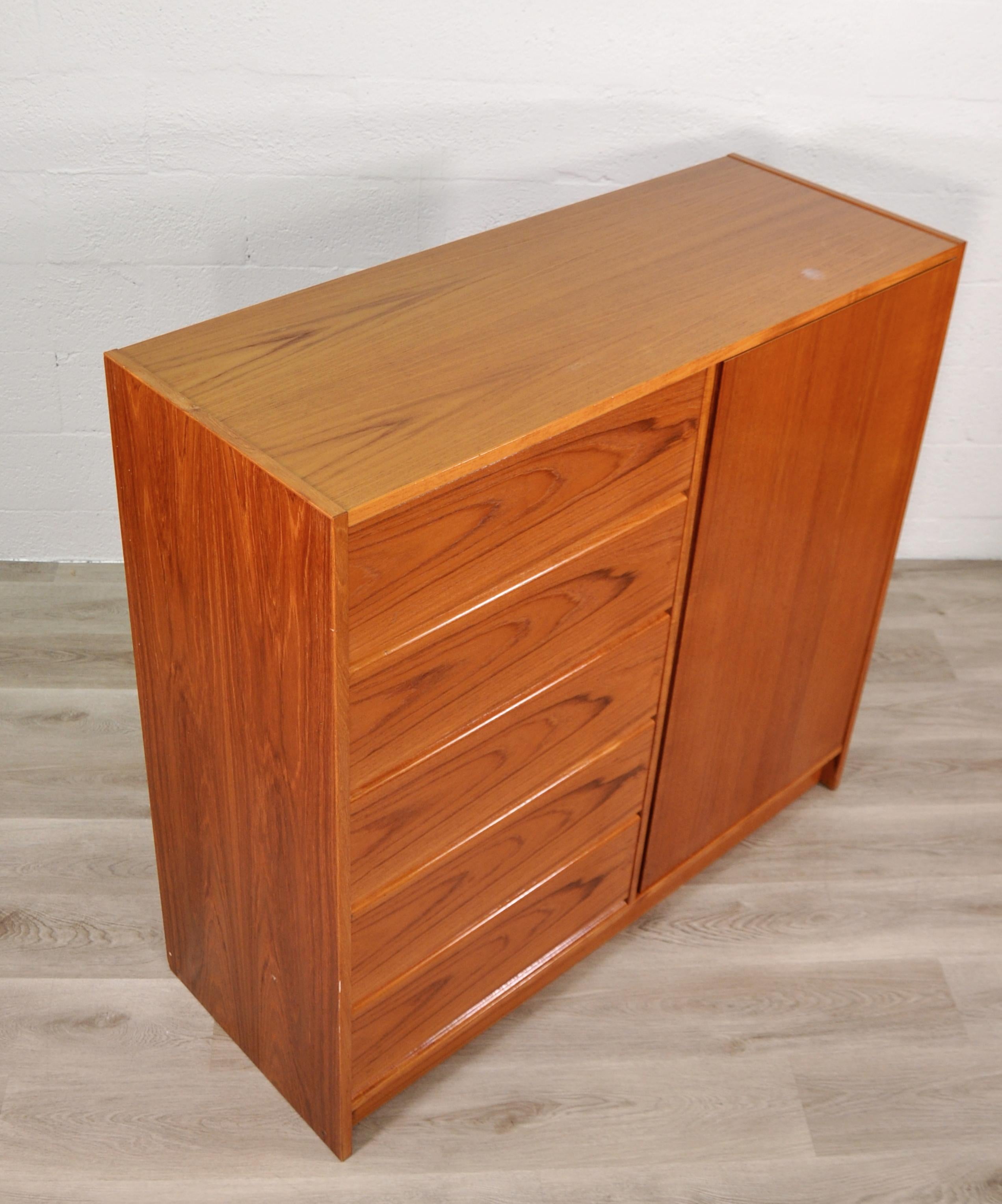 Danish Teak Highboy Magna Dresser For Sale 2
