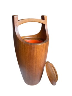 Danish Teak Ice Bucket by Jens Quistgaard for Dansk Designs Mid Century