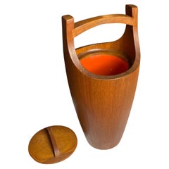 Danish Teak Ice Bucket by Jens Quistgaard for Dansk Designs Mid Century