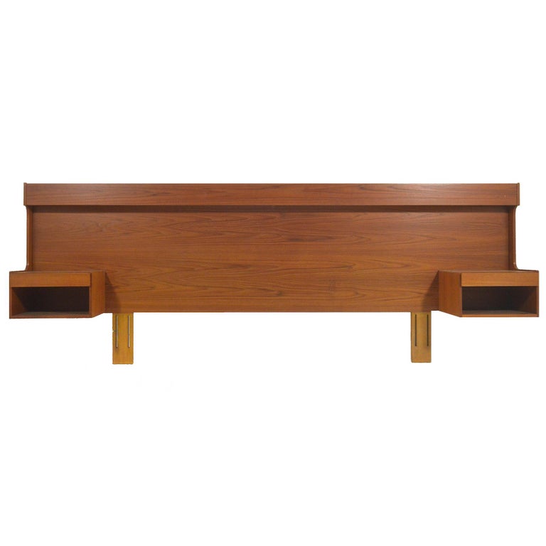 Danish Teak KingSize Headboard at 1stDibs