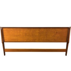 Danish Teak King-Size Headboard