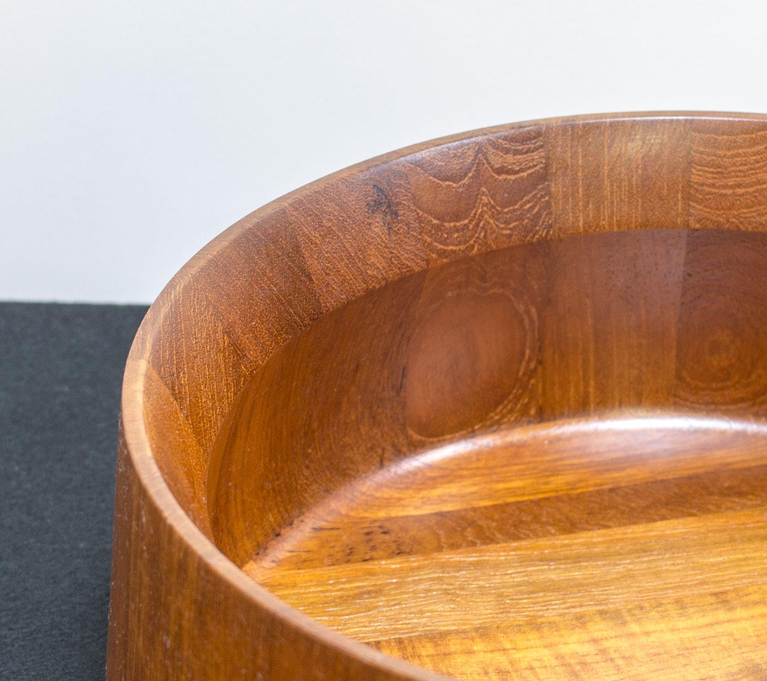 Scandinavian Modern Danish Teak Large Bowl by Jens Quistgaard for Dansk For Sale