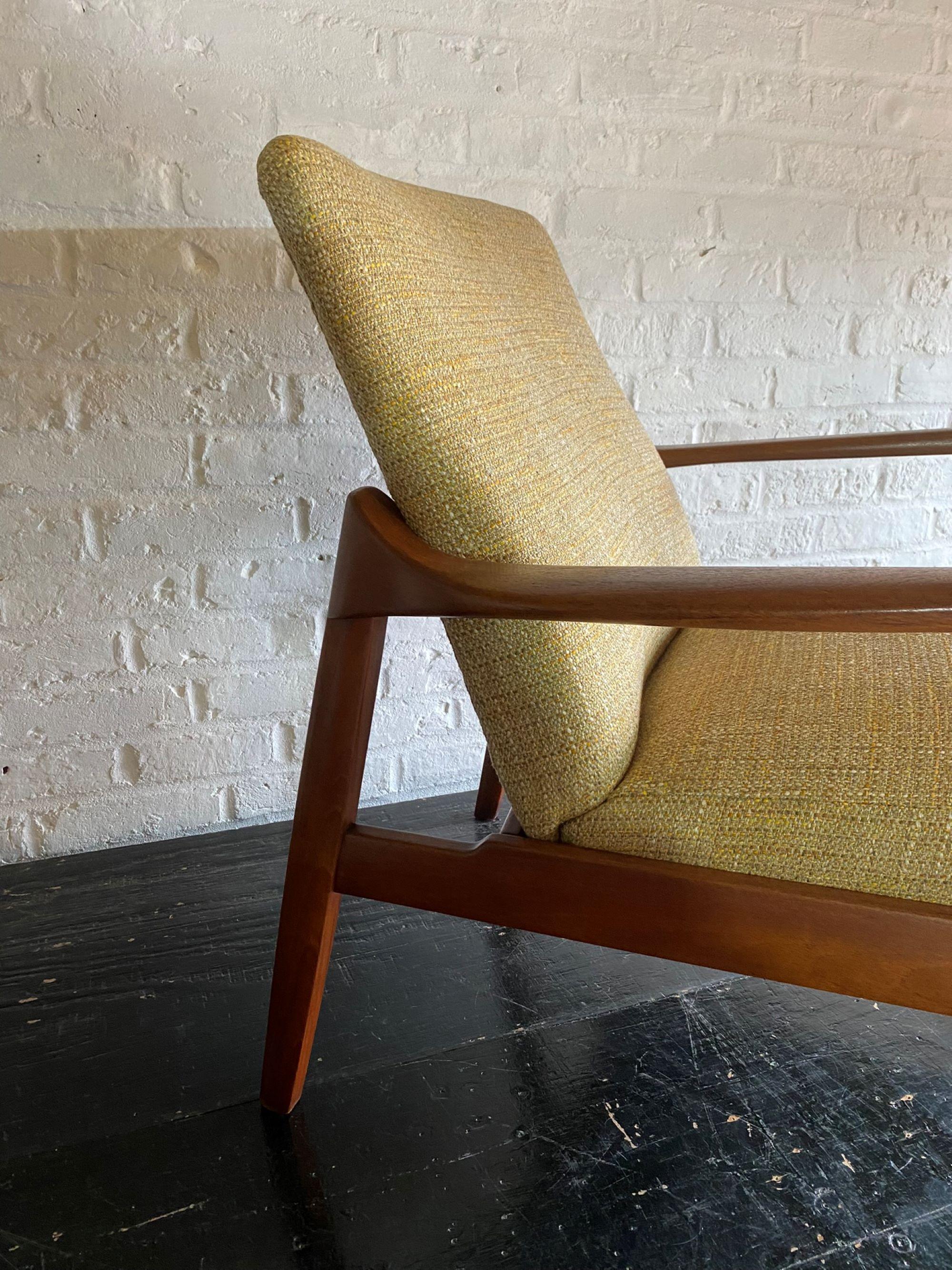 Danish Teak Lounge Chair by Tove & Edvard Kindt-Larsen for France & Son, Danish In Good Condition In Richmond, Surrey