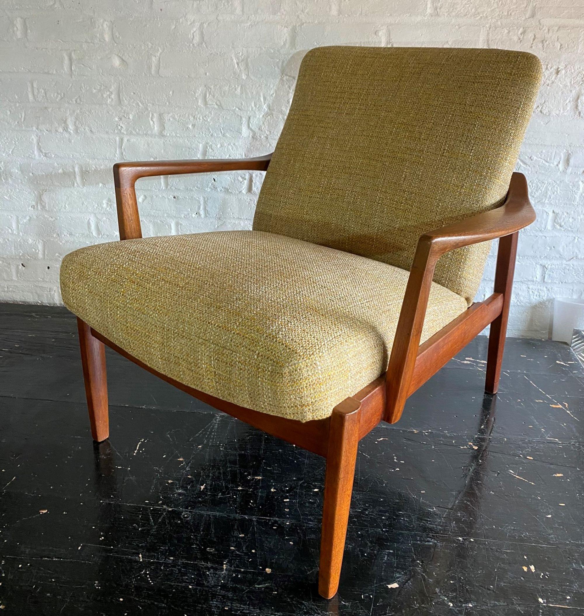Danish Teak Lounge Chair by Tove & Edvard Kindt-Larsen for France & Son, Danish 1