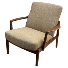 Danish Teak Lounge Chair by Tove & Edvard Kindt-Larsen for France & Son, Danish