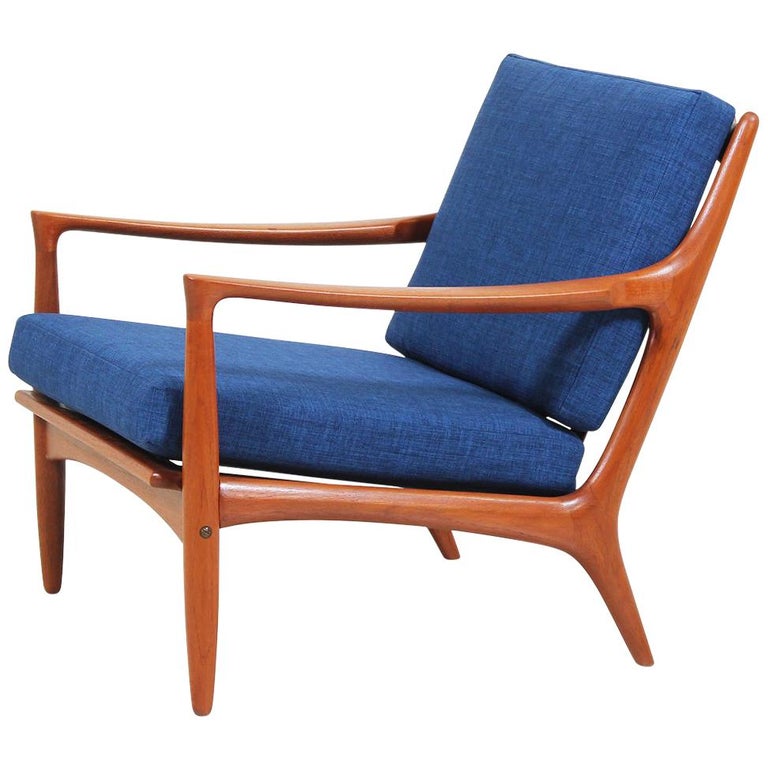 Danish Teak Lounge Chair at 1stDibs