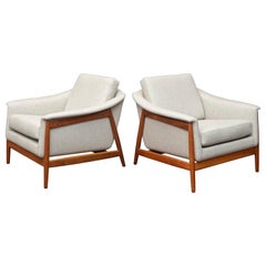 Danish Lounge Chairs by Folks Ohlsson for DUX