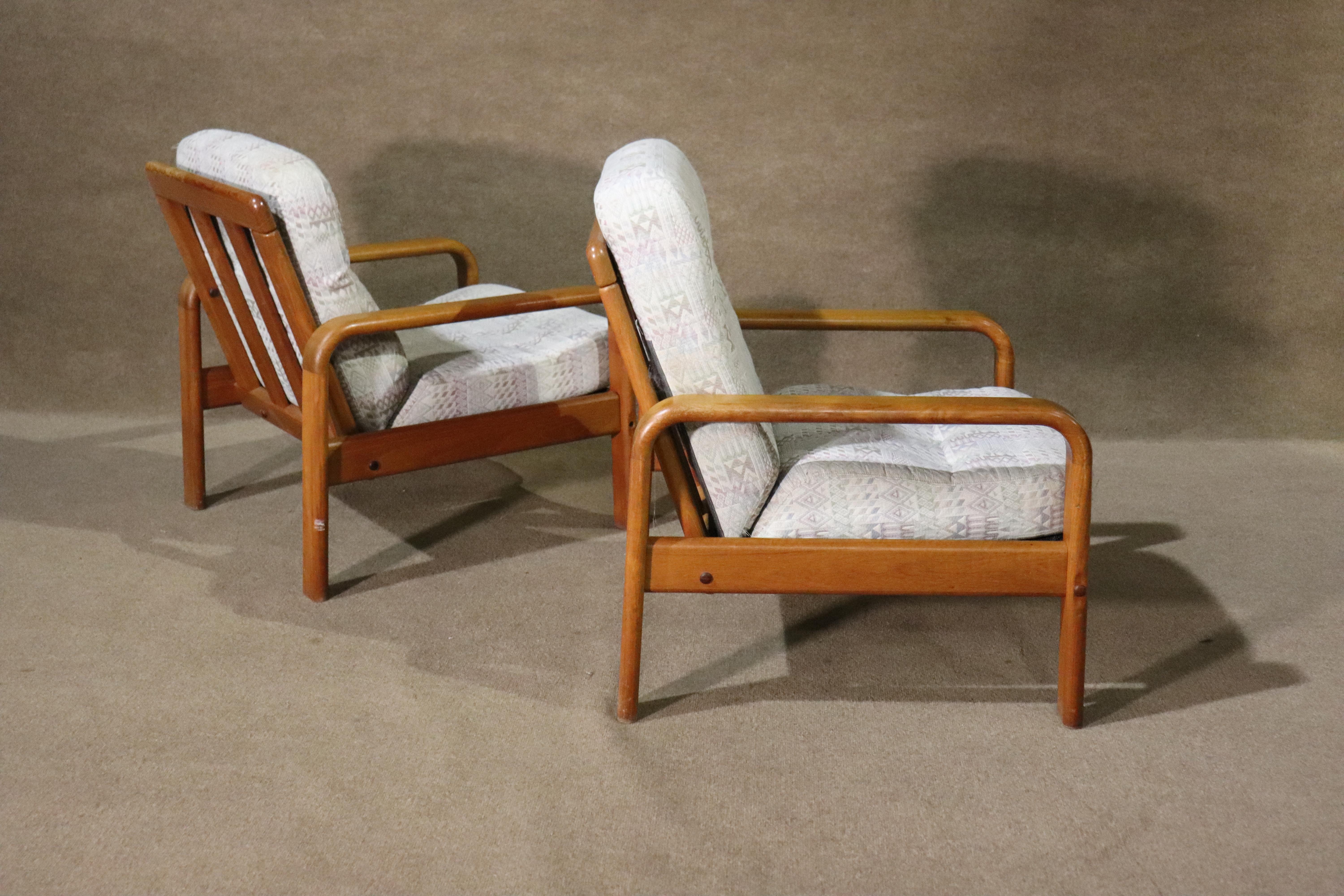 Mid-Century Modern Danish Teak Lounge Chairs For Sale