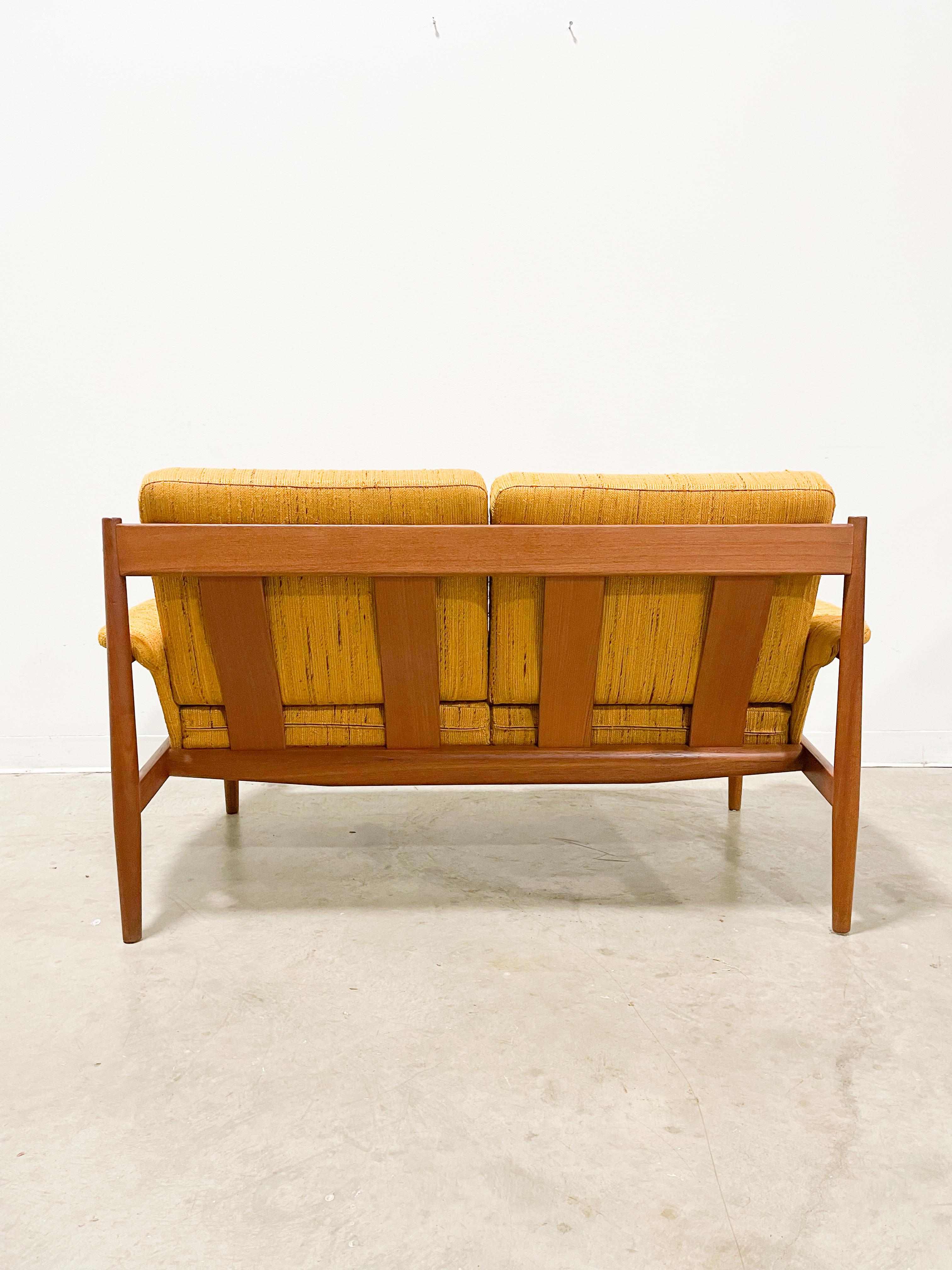 Danish Teak Loveseat by Grete Jalk for France and Son 2