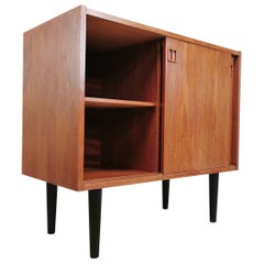 Danish Teak Low Sideboard or Cabinet Unit Midcentury Vintage