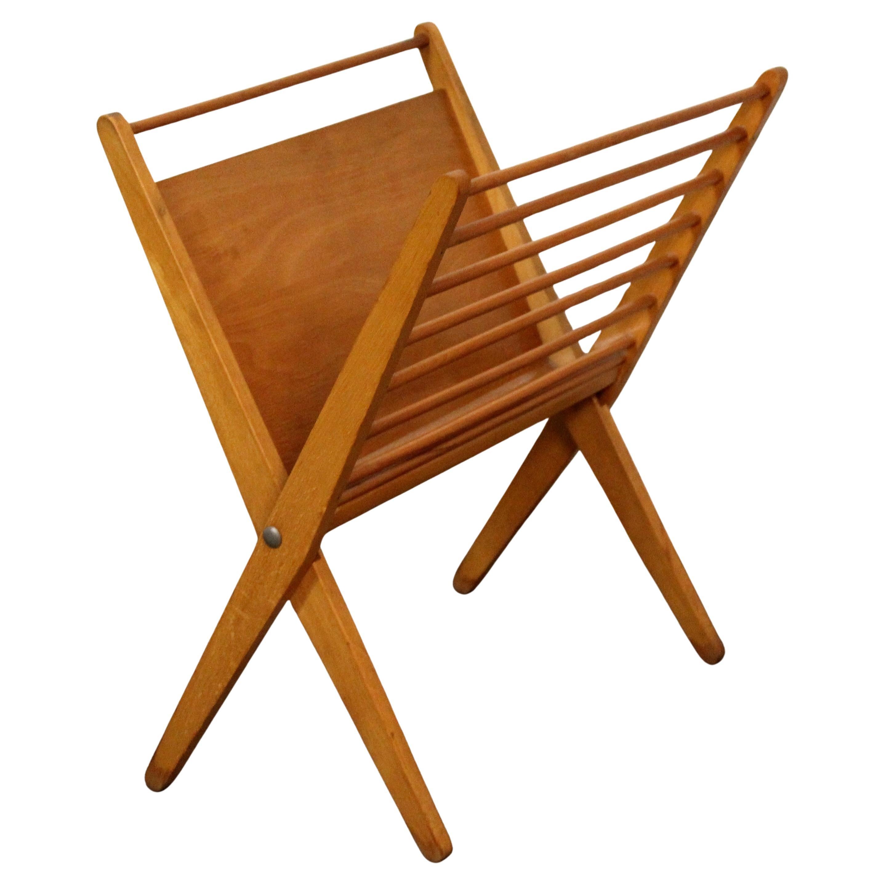 Danish Teak Magazine Rack