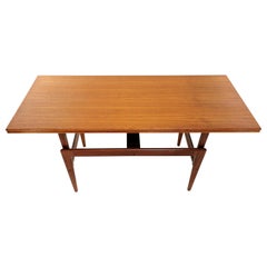 Danish Teak Metamorphic Coffee and Dining Table, Kai Kristiansen for Vildbjerg M
