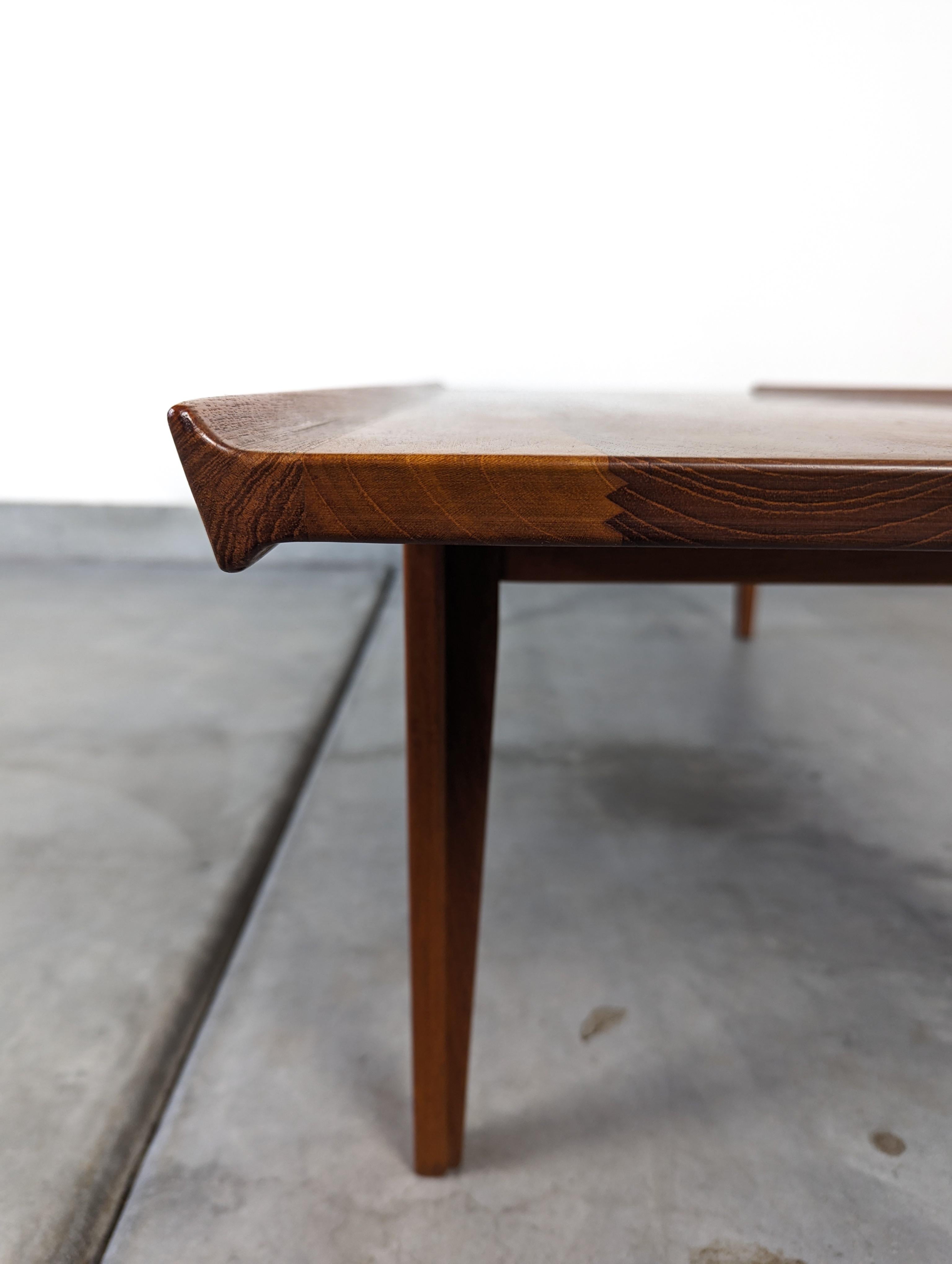 Mid-Century Modern Danish Teak Mid Century Coffee Table by Finn Juhl for France & Søn, 1950s For Sale