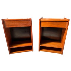 Danish Teak Mid-Century Modern Bed Side Tables 1960’s