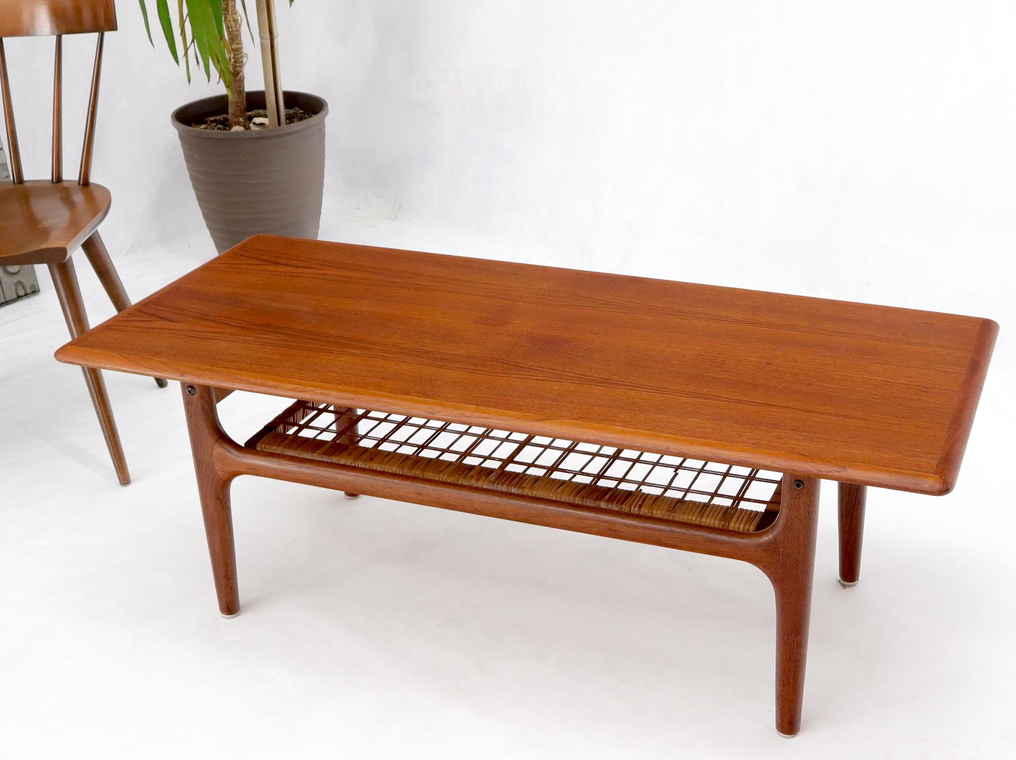 danish teak coffee table