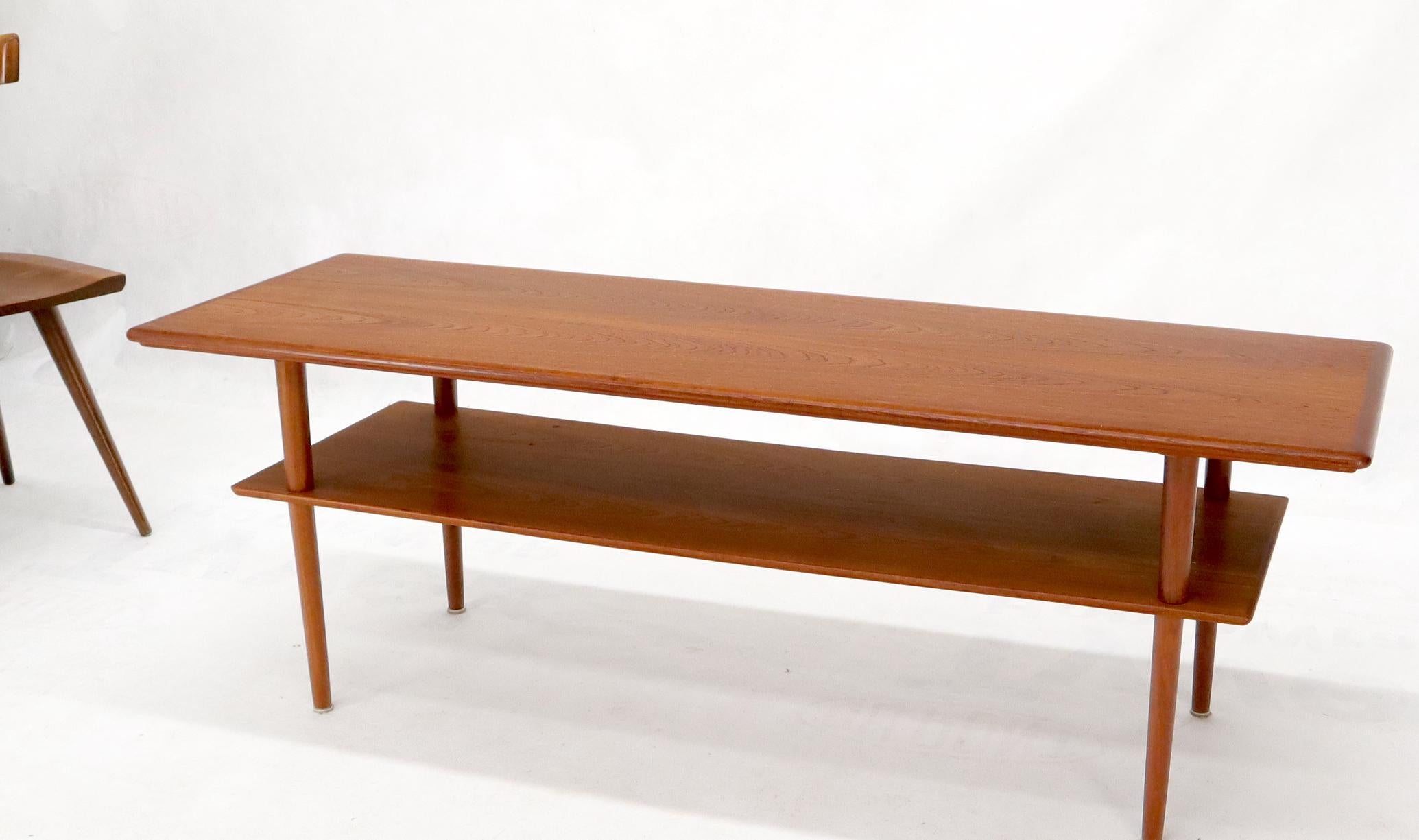 rectangular mid century modern coffee table